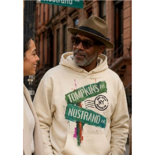 The Street Corner Ivory Hoodie