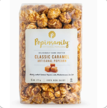 Classic Caramel Vegan Popcorn