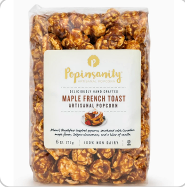 Maple French Toast Vegan Popcorn