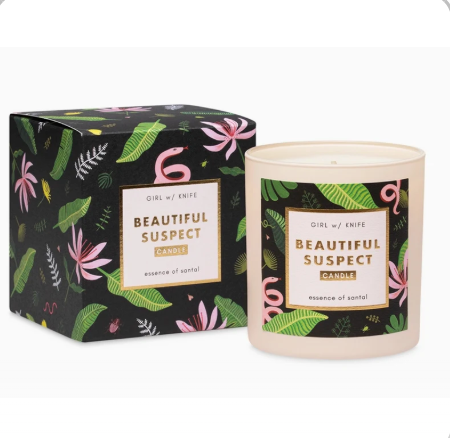 Beautiful Suspect Candle - Essence of Santal (Soy Coconut)