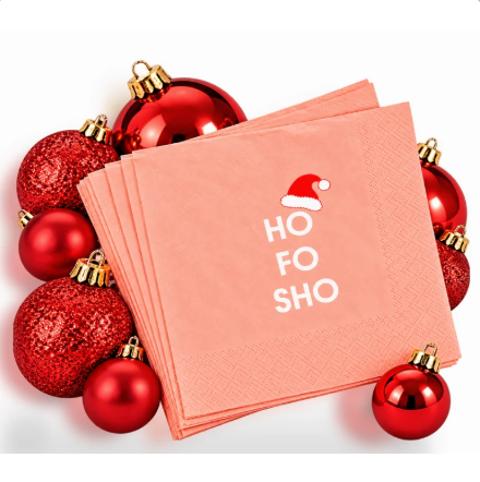 Ho Fo Sho - Holiday Party Cocktail Napkins,