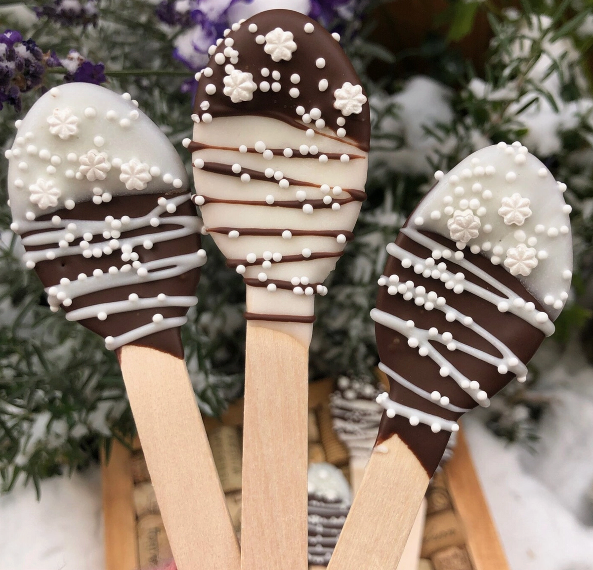 Gourmet Winter Collection Chocolate-Covered Spoons