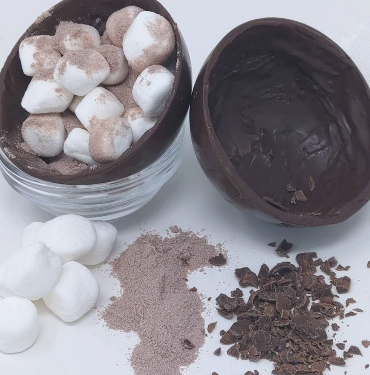 Large Artisanal Drak Chocolate Hot Cocoa Bombs