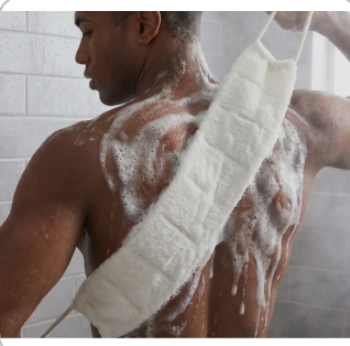 Men's Supreme Body Wash Infused Back Scrubber