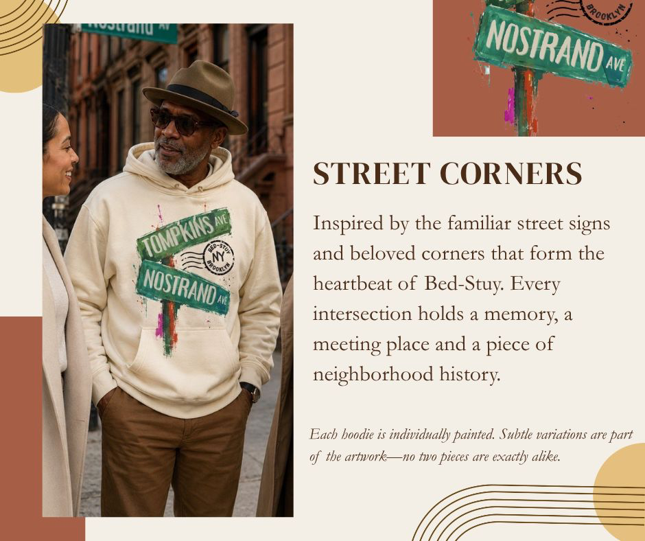 The Street Corner Ivory Hoodie