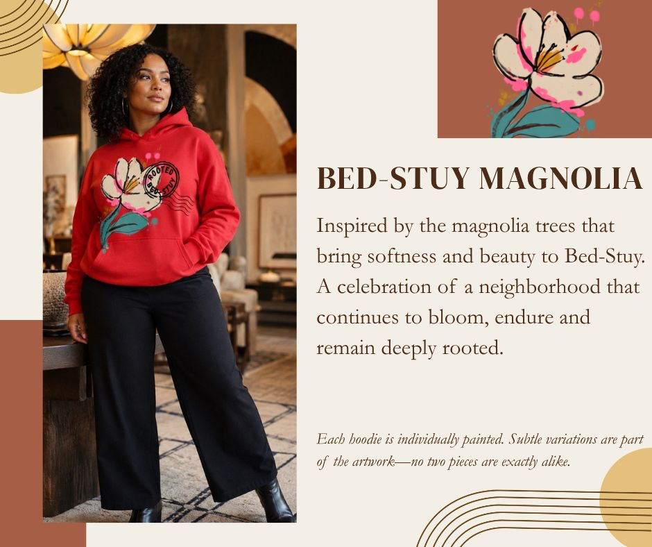 The Bed-Stuy Magnolia  Red Hoodie