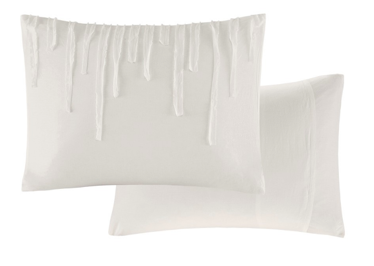 Shredded Ivory  Comforter Set