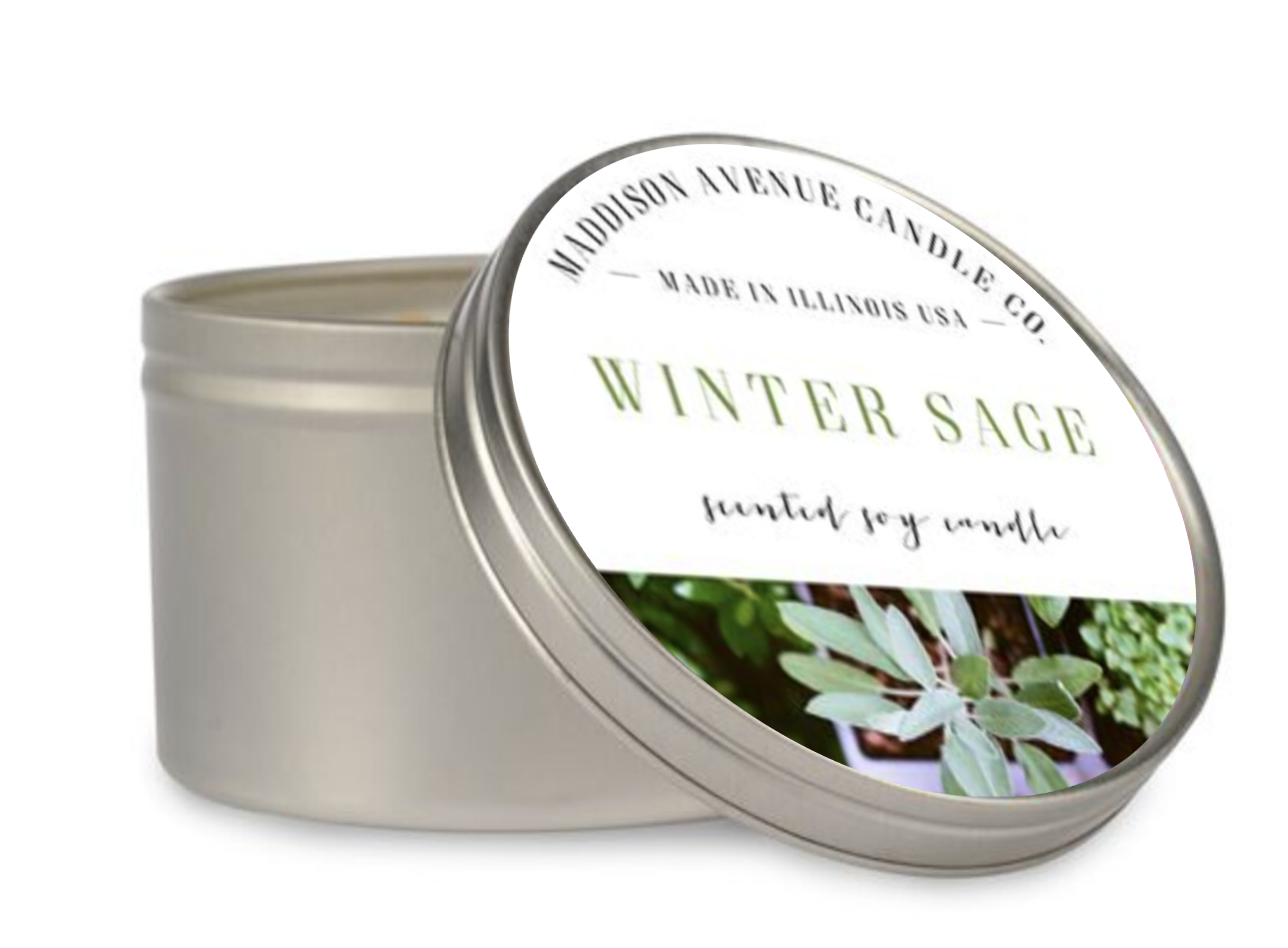 Winter Sage Holiday Candle