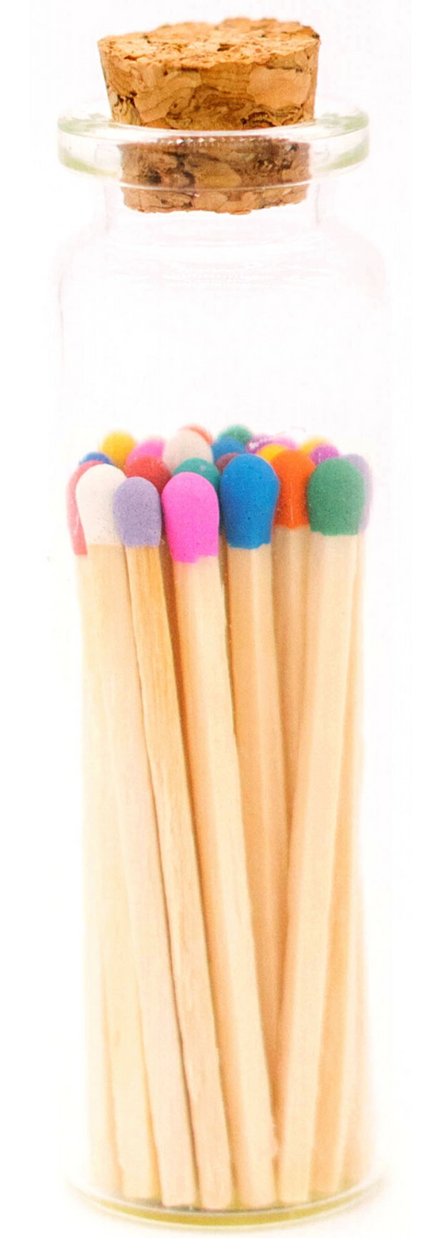 Tip Decorative Matches In Jar with striker available in 5 COLORS