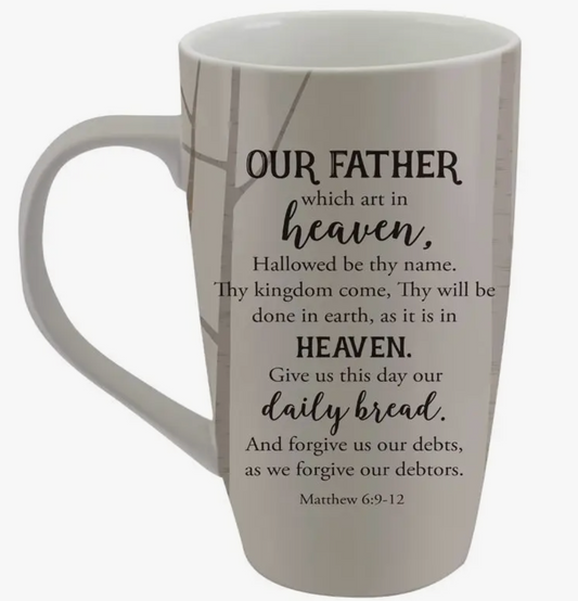 Lord's Prayer Latte Mug