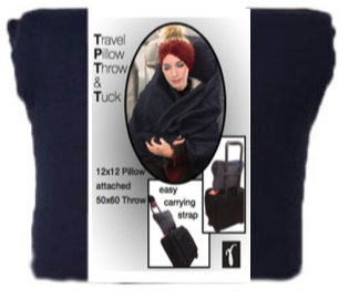 Travel Pillow Throw and Tuck