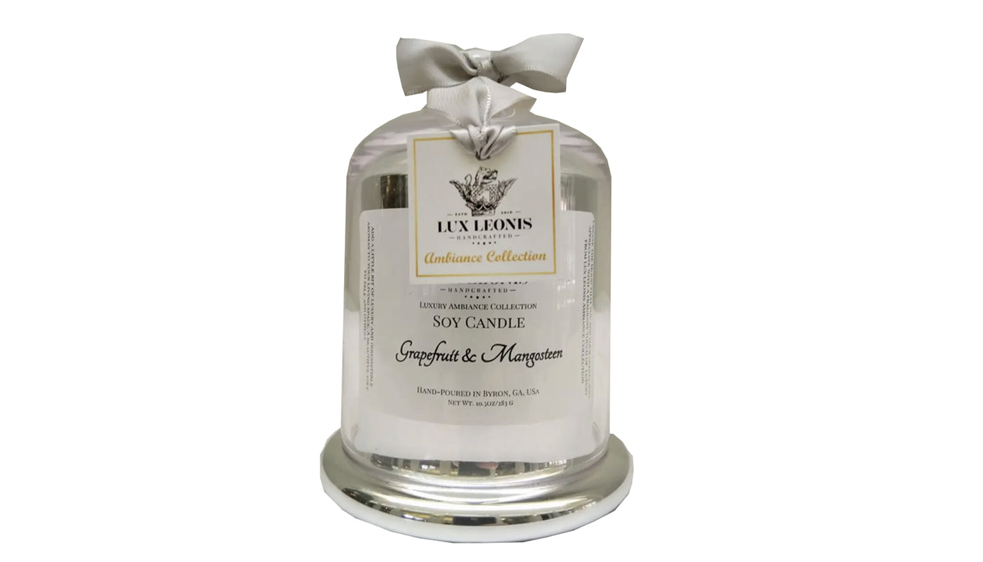 Luxury Cloche Candle Silver
